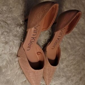 Calvin Klein Women's Light Pink Heels
